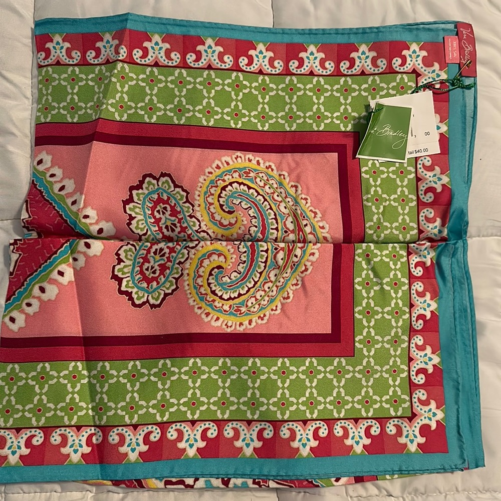 MWT Vera Bradley scarf in package; Capri Melon